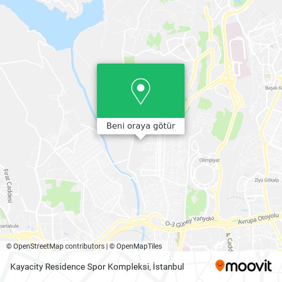 Kayacity Residence Spor Kompleksi harita