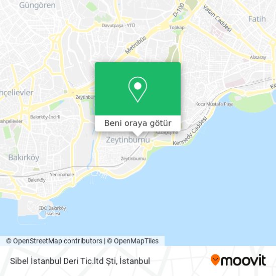 Sibel İstanbul Deri Tic.ltd Şti harita