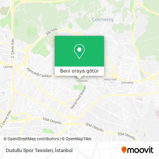 Dudullu Spor Tesisleri harita