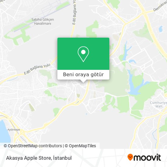 Akasya Apple Store harita