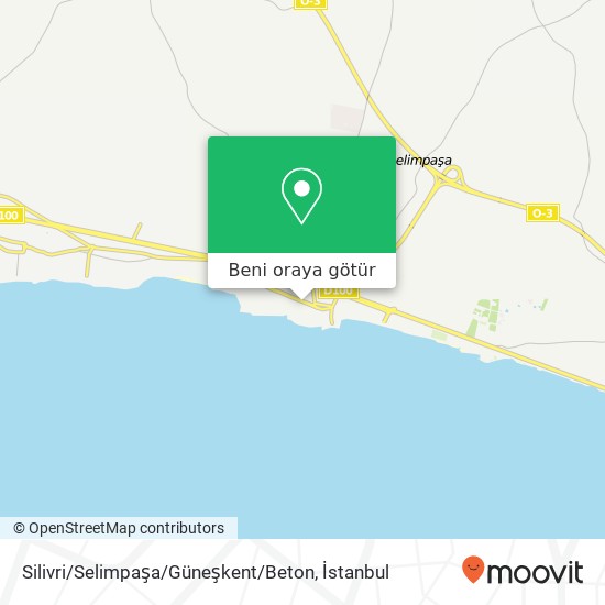 Silivri / Selimpaşa / Güneşkent / Beton harita