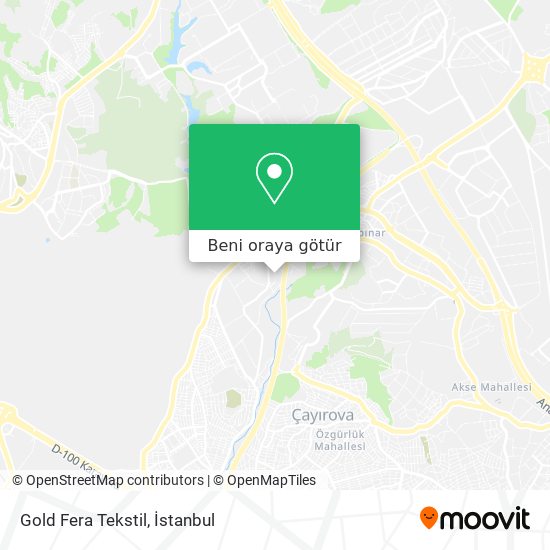Gold Fera Tekstil harita