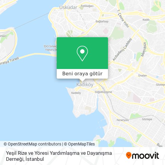 Yeşil Rize ve Yöresi Yardımlaşma ve Dayanışma Derneği harita