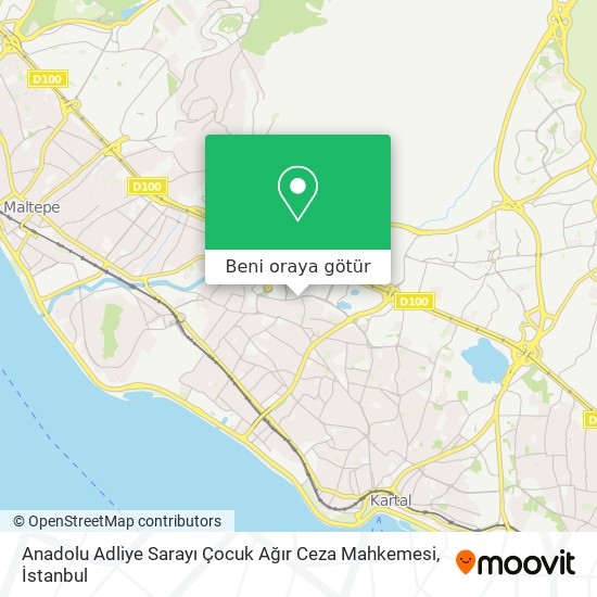 Anadolu Adliye Sarayı Çocuk Ağır Ceza Mahkemesi harita