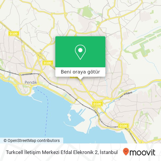 Turkcell İletişim Merkezi Efdal Elekronik 2 harita