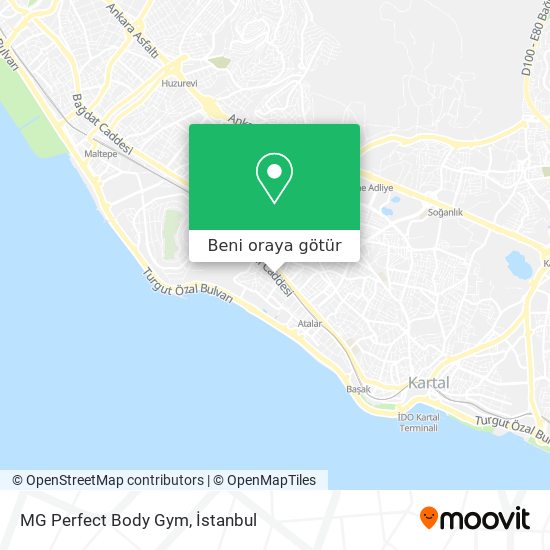 MG Perfect Body Gym harita