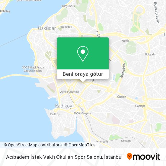 Acıbadem İstek Vakfı Okulları Spor Salonu harita