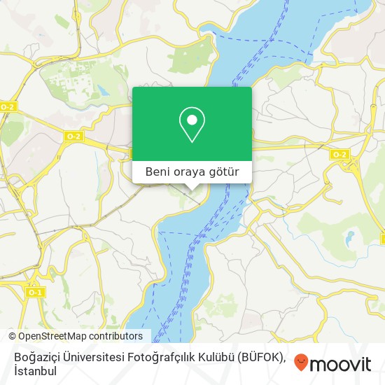 Boğaziçi Üniversitesi Fotoğrafçılık Kulübü (BÜFOK) harita