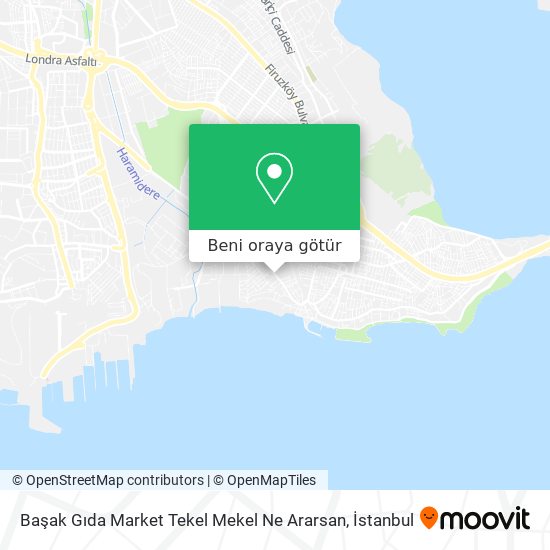 Başak Gıda Market Tekel Mekel Ne Ararsan harita