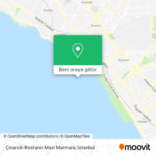 Çınarcık-Bostancı Mavi Marmara harita
