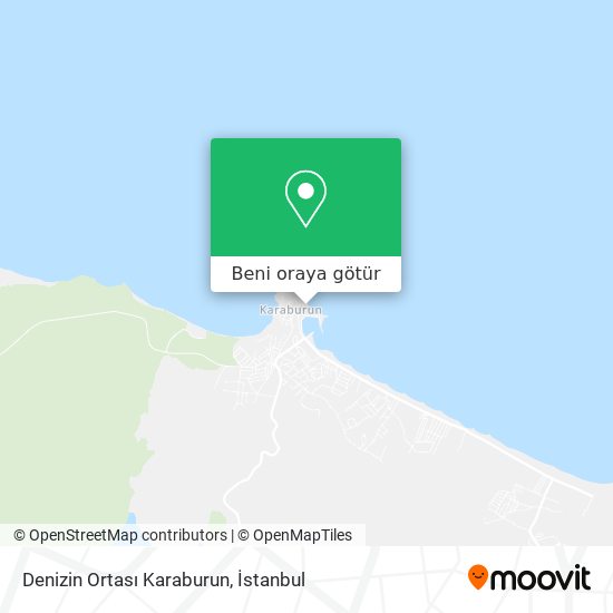 Denizin Ortası Karaburun harita