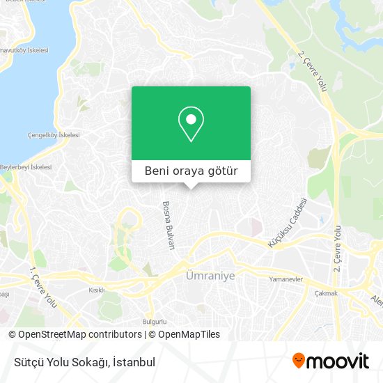 Sütçü Yolu Sokağı harita