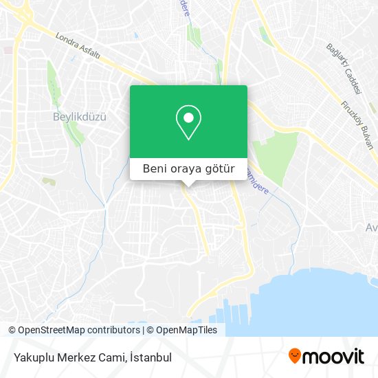 Yakuplu Merkez Cami harita