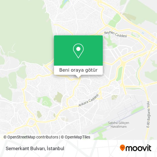 Semerkant Bulvarı harita
