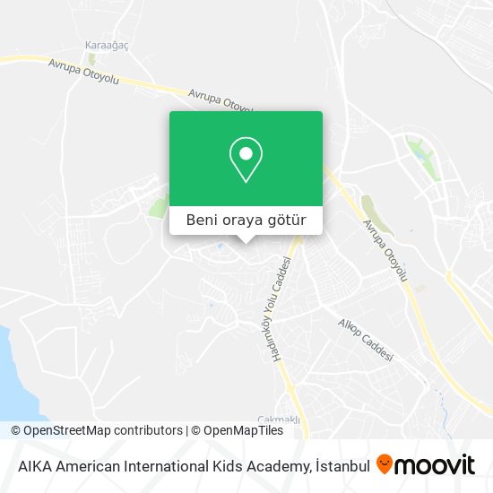 AIKA American International Kids Academy harita