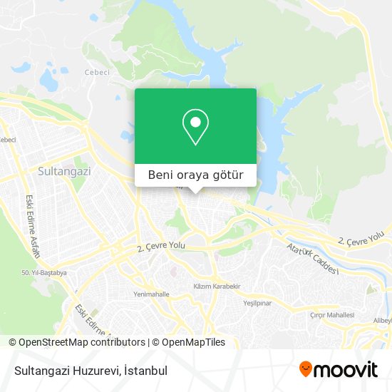 Sultangazi Huzurevi harita