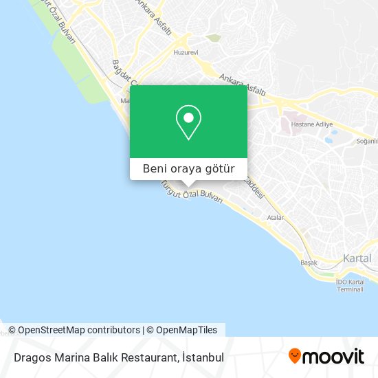 Dragos Marina Balık Restaurant harita