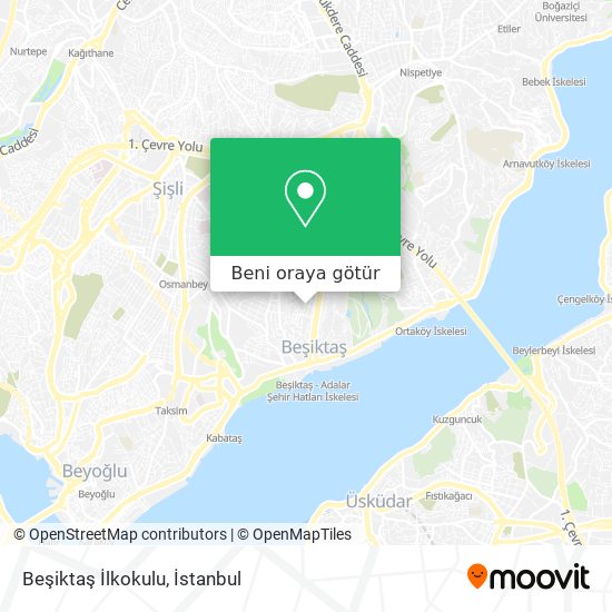 Beşiktaş İlkokulu harita