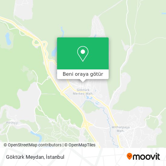Göktürk Meydan harita