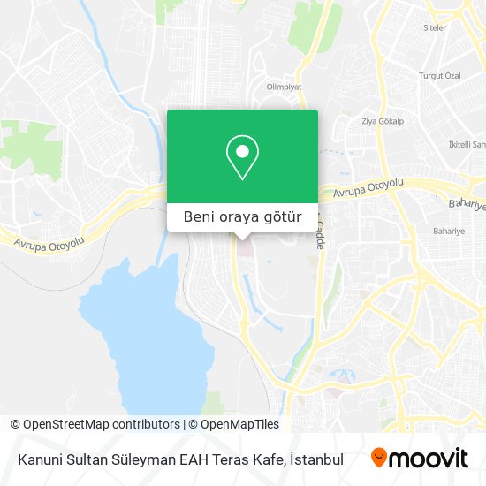 Kanuni Sultan Süleyman EAH Teras Kafe harita