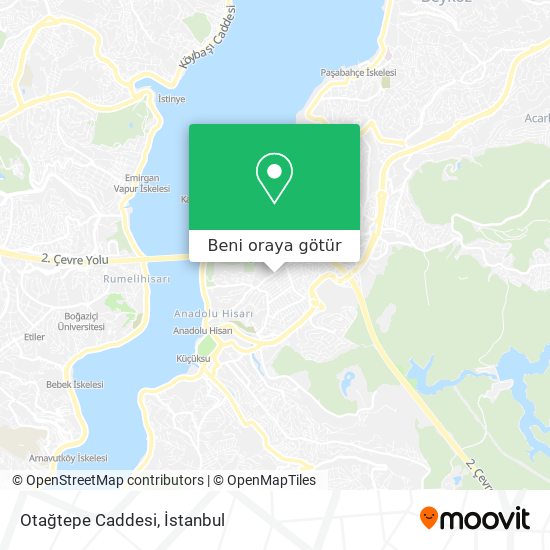 Otağtepe Caddesi harita