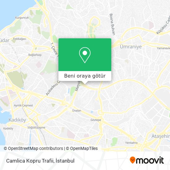 Camlica Kopru Trafii harita