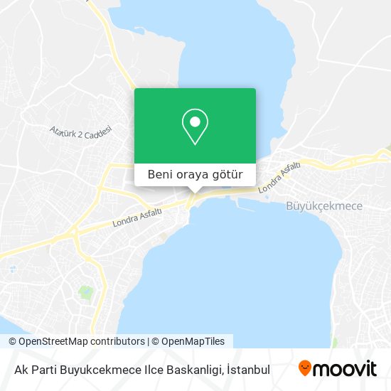 Ak Parti Buyukcekmece Ilce Baskanligi harita