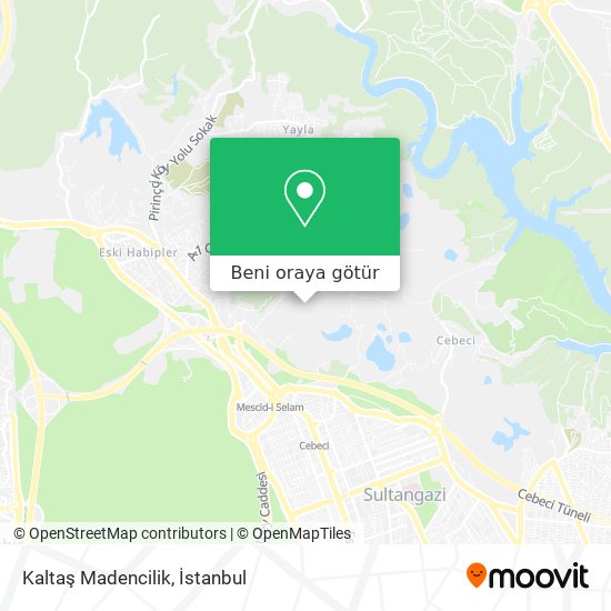 Kaltaş Madencilik harita