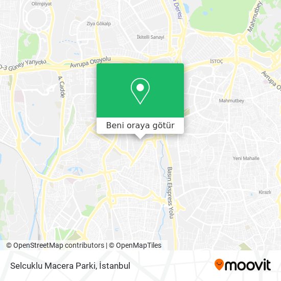Selcuklu Macera Parki harita
