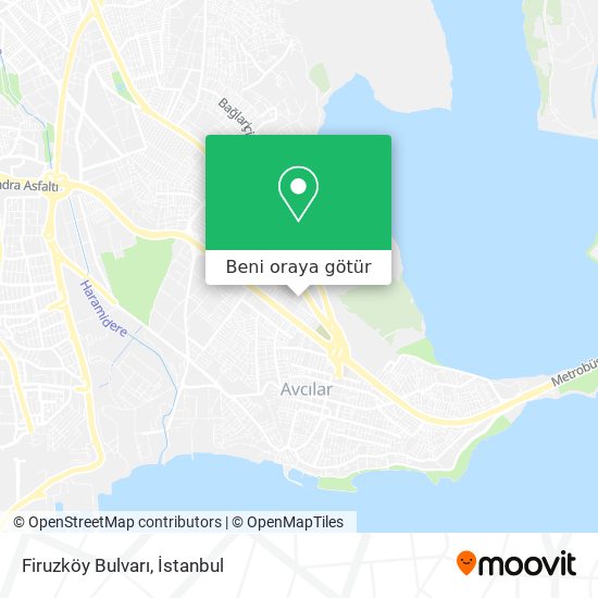 Firuzköy Bulvarı harita