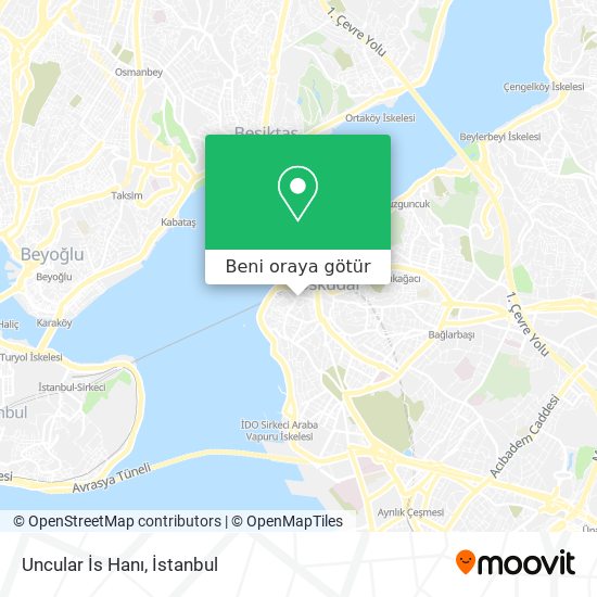 Uncular İs Hanı harita
