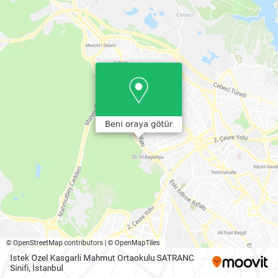 Istek Ozel Kasgarli Mahmut Ortaokulu SATRANC Sinifi harita