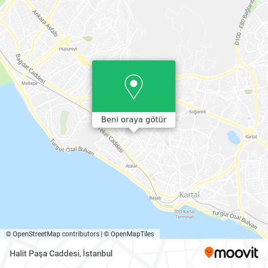 Halit Paşa Caddesi harita