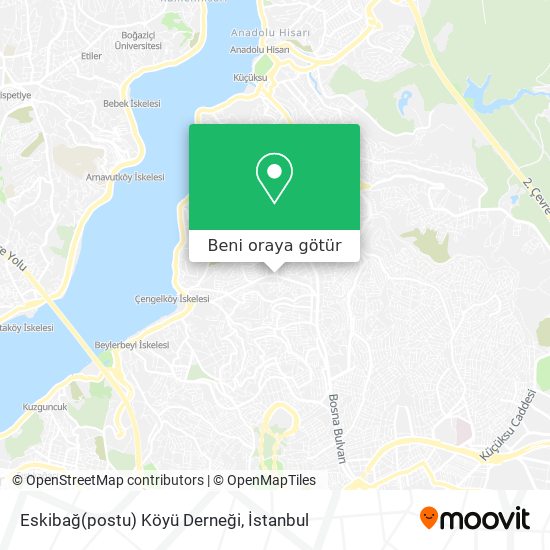 Eskibağ(postu) Köyü Derneği harita