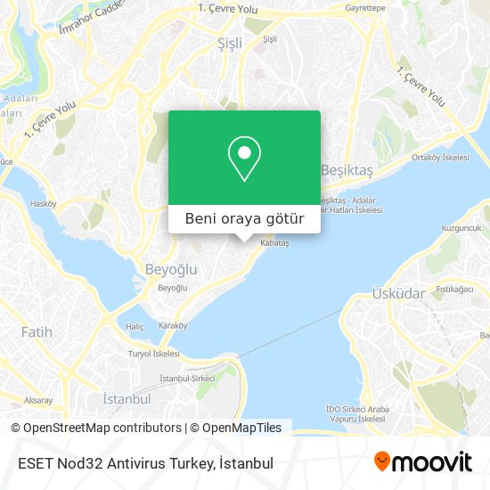 ESET Nod32 Antivirus Turkey harita