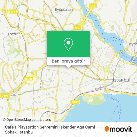 Cafe's Playstation Şehremini İskender Ağa Cami Sokak harita