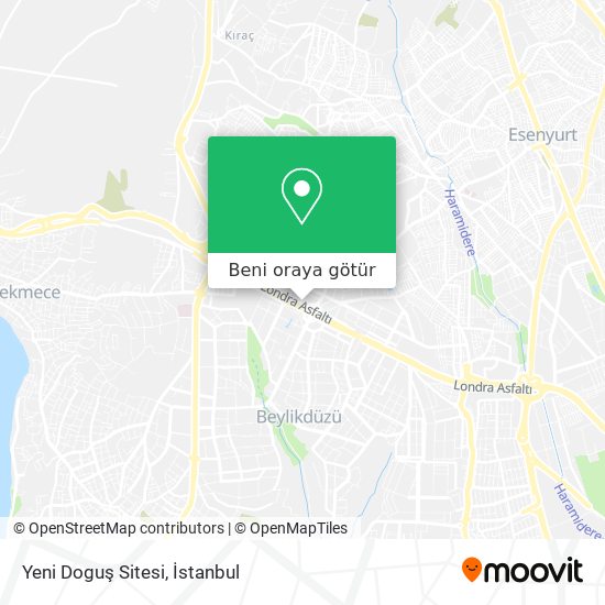 Yeni Doguş Sitesi harita