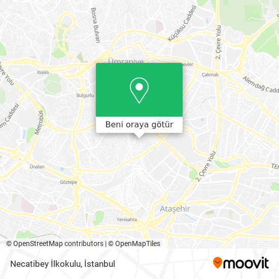 Necatibey İlkokulu harita