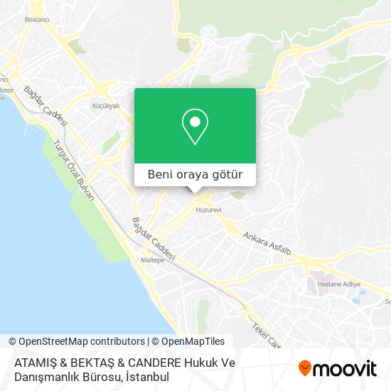 ATAMIŞ & BEKTAŞ & CANDERE Hukuk Ve Danışmanlık Bürosu harita