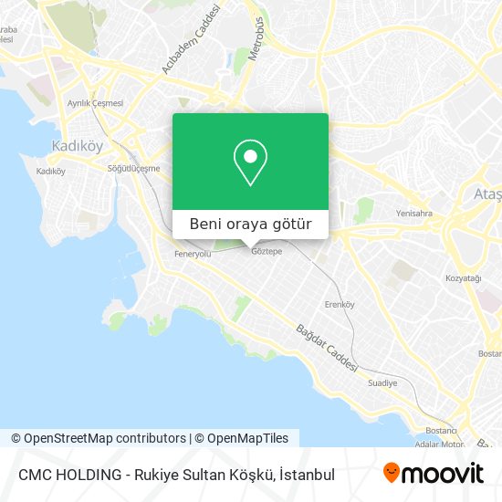 CMC HOLDING - Rukiye Sultan Köşkü harita