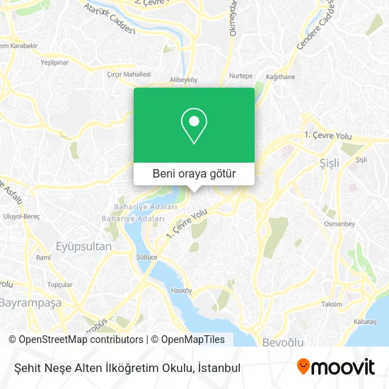 Şehit Neşe Alten İlköğretim Okulu harita