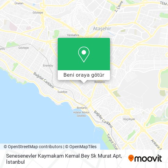 Senesenevler Kaymakam Kemal Bey Sk Murat Apt harita