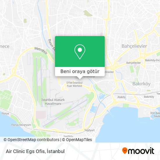 Air Clinic Egs Ofis harita