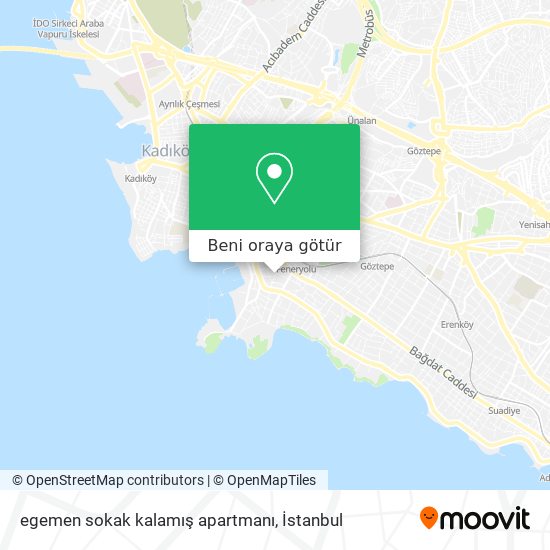 egemen sokak kalamış apartmanı harita
