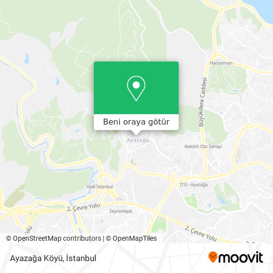 Ayazağa Köyü harita