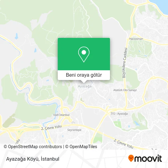 Ayazağa Köyü harita
