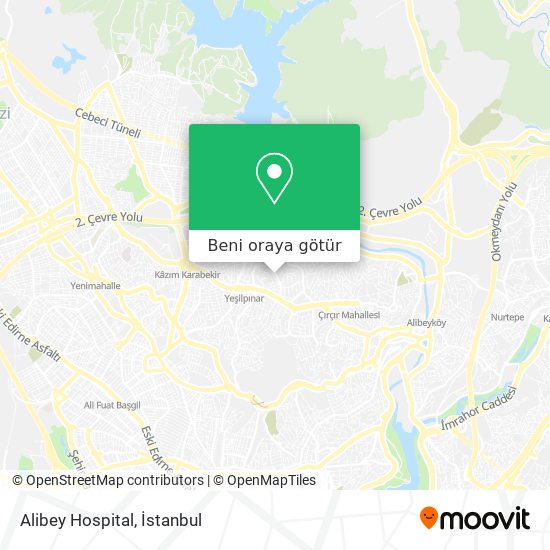 Alibey Hospital harita