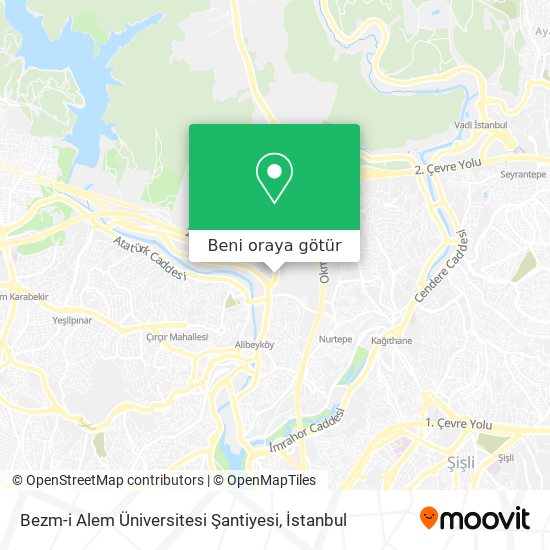Bezm-i Alem Üniversitesi Şantiyesi harita