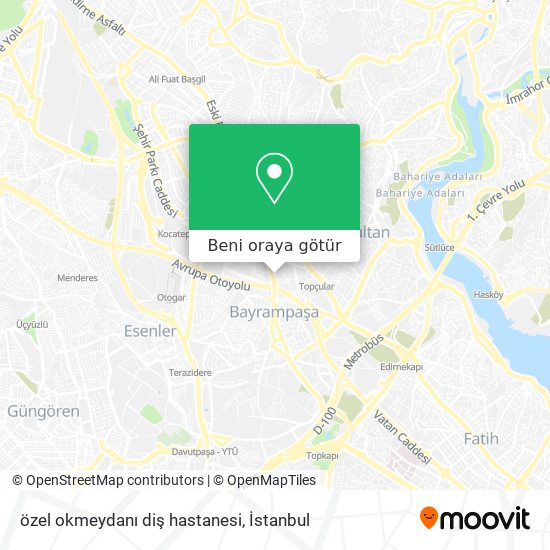 özel okmeydanı diş hastanesi harita