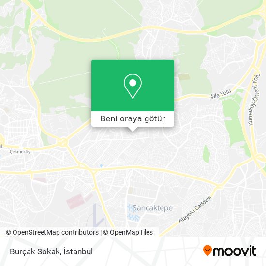 Burçak Sokak harita